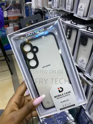 Kinshu Transparent Doyer Back Case Cover for Samsung S24 Plus