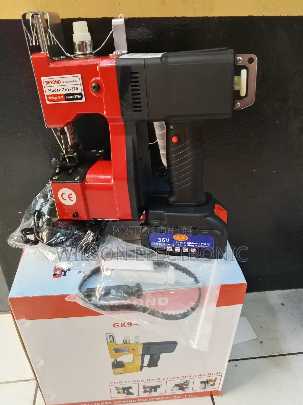 Cordless Bag Closer Machine. 36v