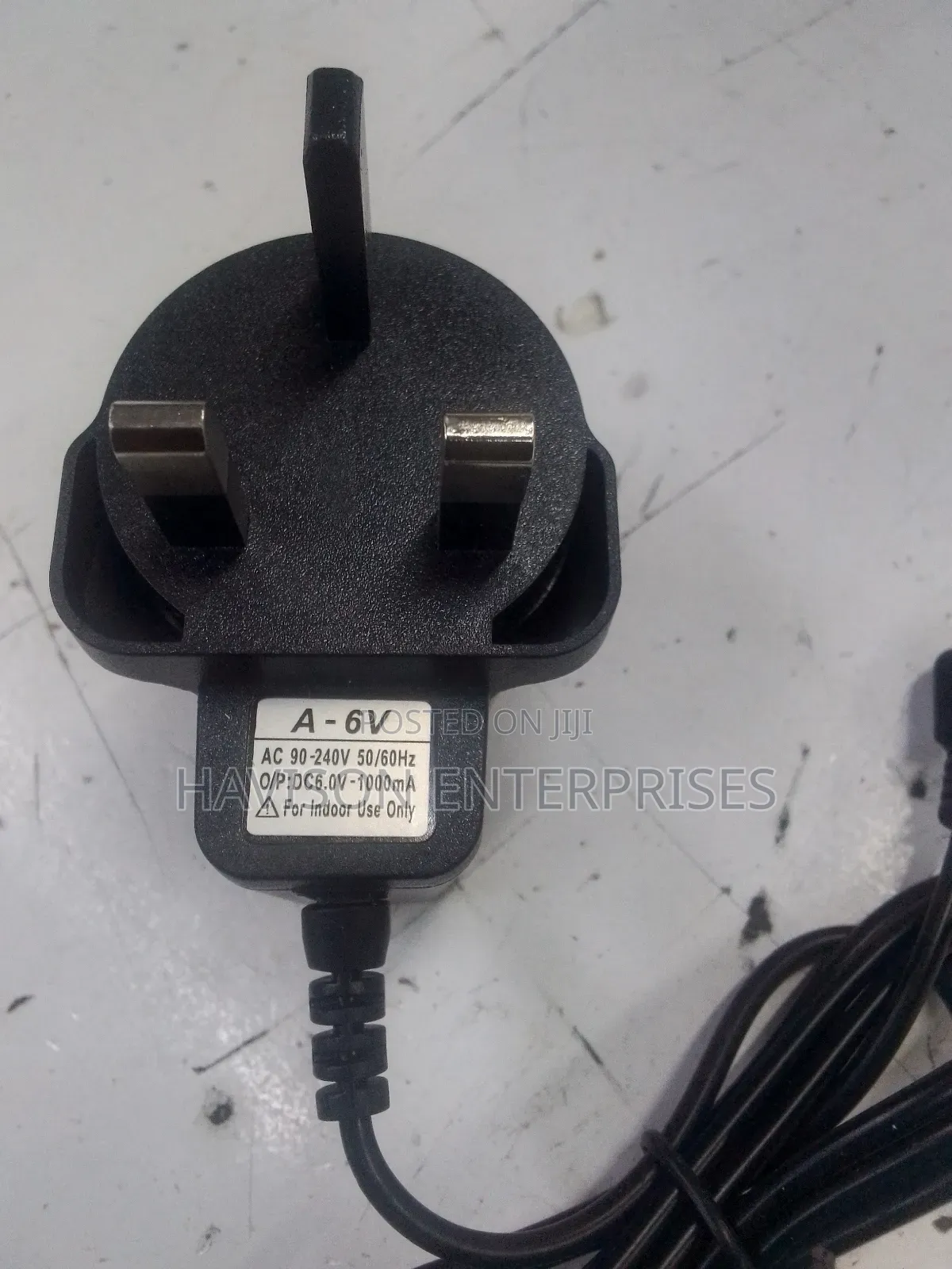 Platform Scale Adapter/Charger(6v 1a)