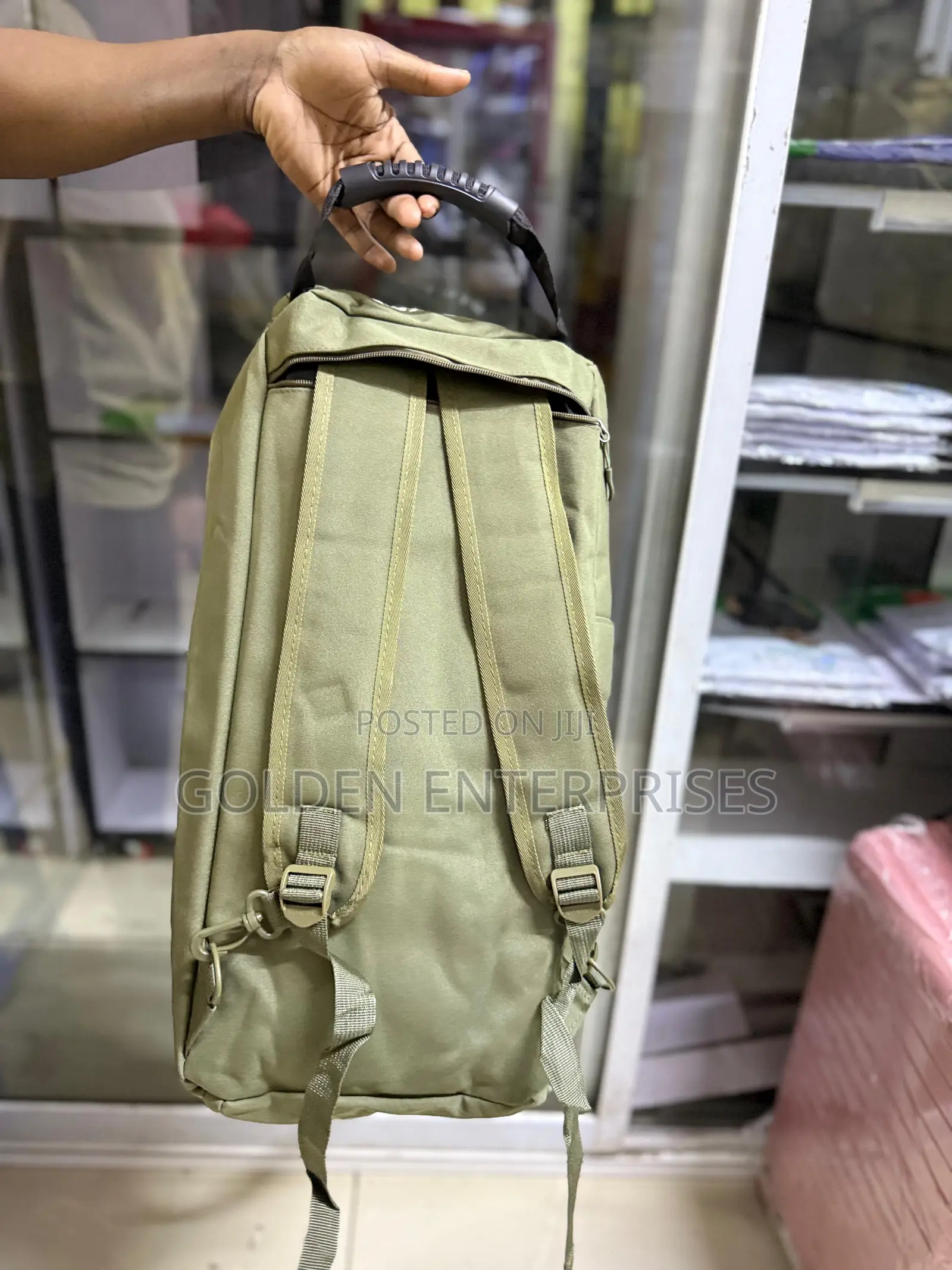Jungle Green Puma Gym/Travel Bag With Shoe Comps