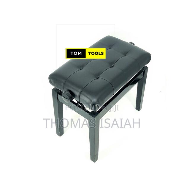 Piano Bench 4 Legged Height Adjustable Wooden Classical Pian - thumbnail 2