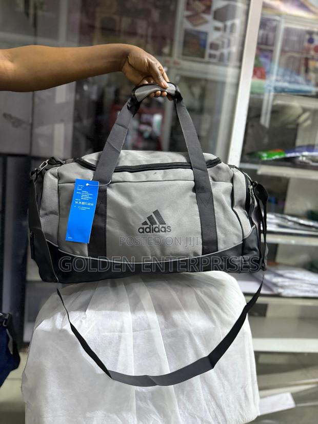 Grey Adidas Gym/Travel Bag With Shoe Compartment