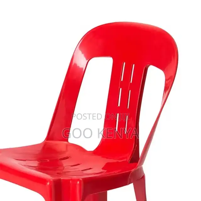 Outdoor Chair; Stackable Patio Plastic Chair Without Arms