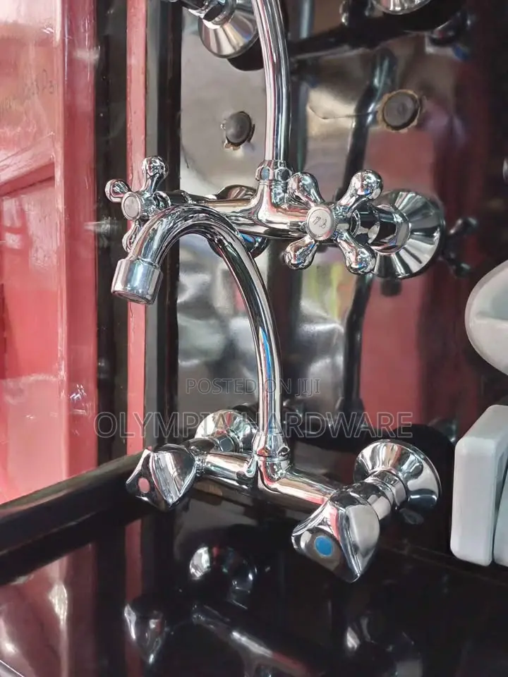Kitchen Mixer Wall Mounted (Silver)