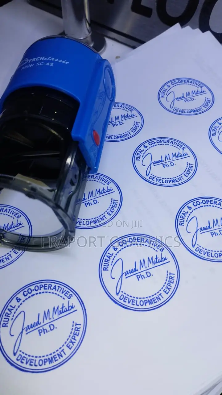 542 Plain Self Inking Rubber Stamp