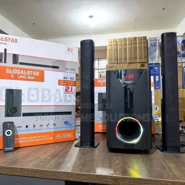 Globalstar V527 Tall Boy – 2.1ch Subwoofer System With Bt/Usb/Fm
