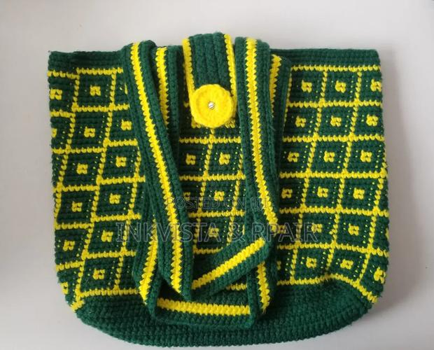 Crochet Bag (Yellow and Green).