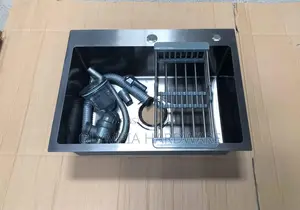 Modern Kitchen Sink (Single Bowl) Black