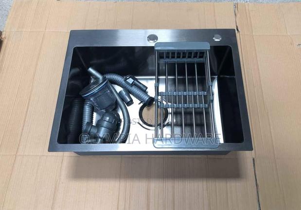Modern Kitchen Sink (Single Bowl) Black