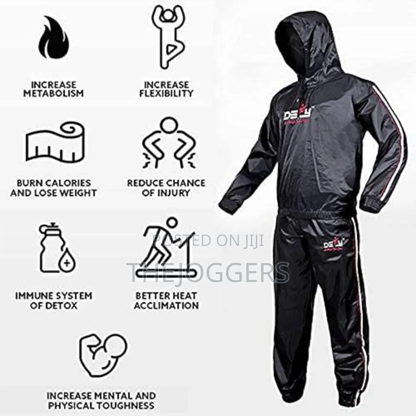 Defy Heavy Duty Sauna Suit for Weight Loss Anti-Rip Gym Exercise Gear