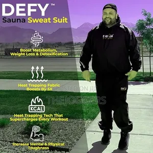 Defy Heavy Duty Sauna Suit for Weight Loss Anti-Rip Gym Exercise Gear