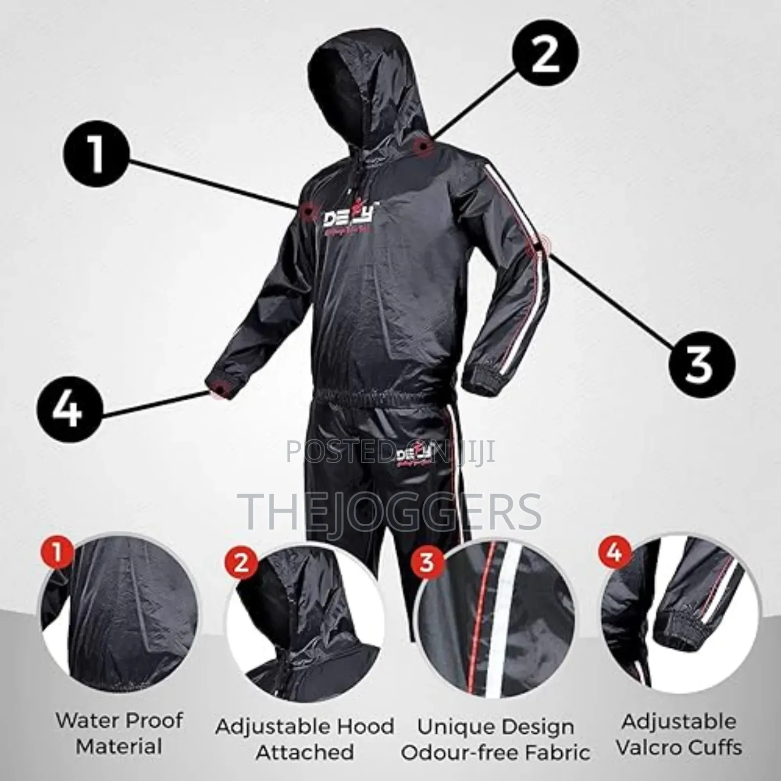Defy Heavy Duty Sauna Suit for Weight Loss Anti-Rip Gym Exercise Gear