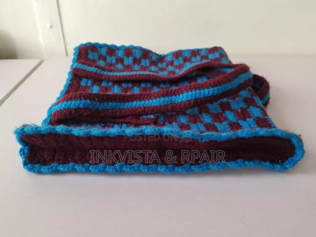 Crochet Bag ( Blue and Maroon). - thumbnail 8