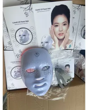 Wireless 7 Colors Light Led Facial Mask Red Light Therapy