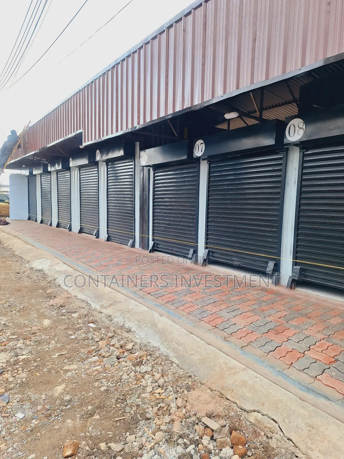 Container Stalls Available-easy To Relocate Container Business Stalls.