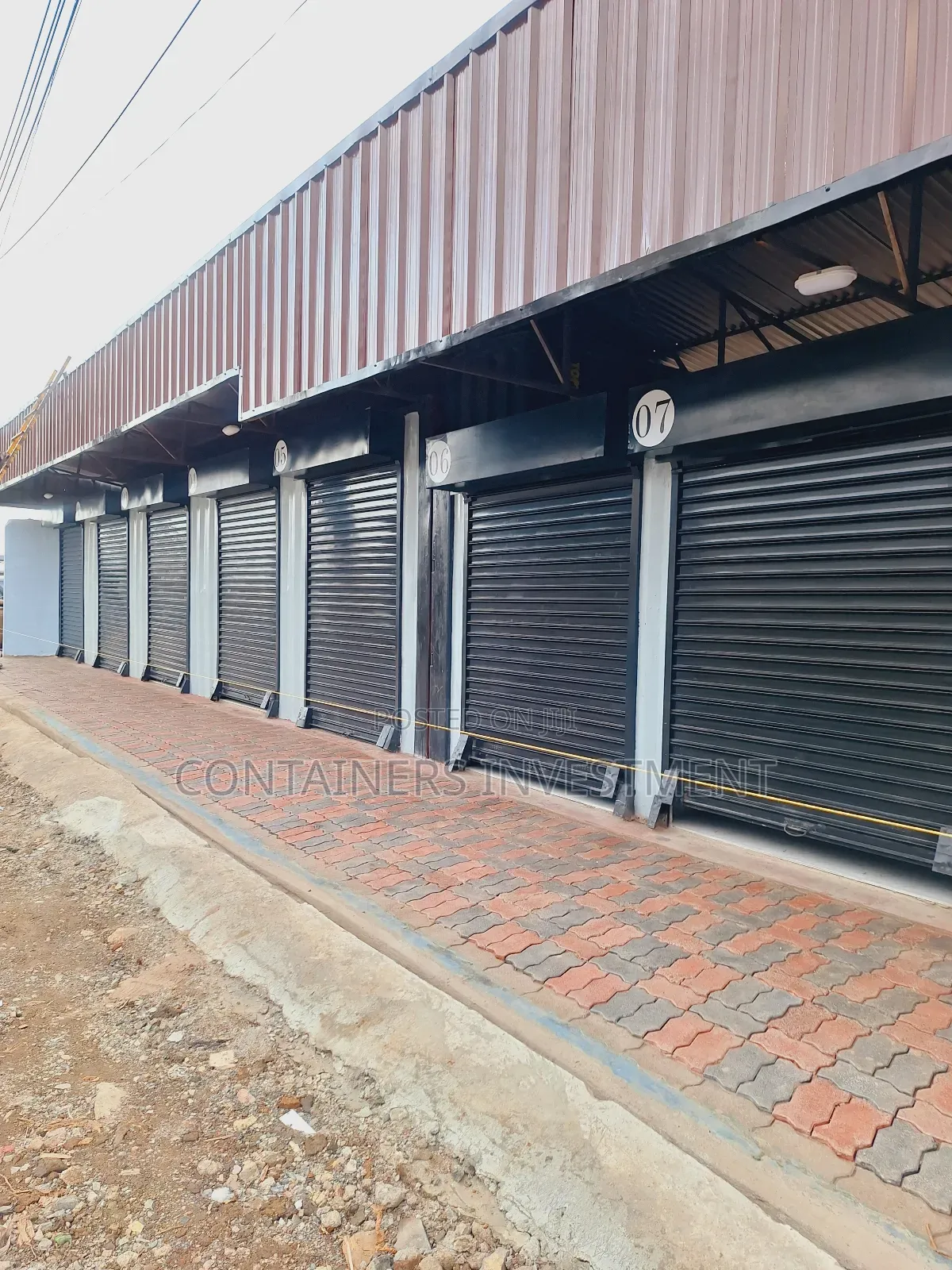 Container Stalls Available-easy To Relocate Container Business Stalls.