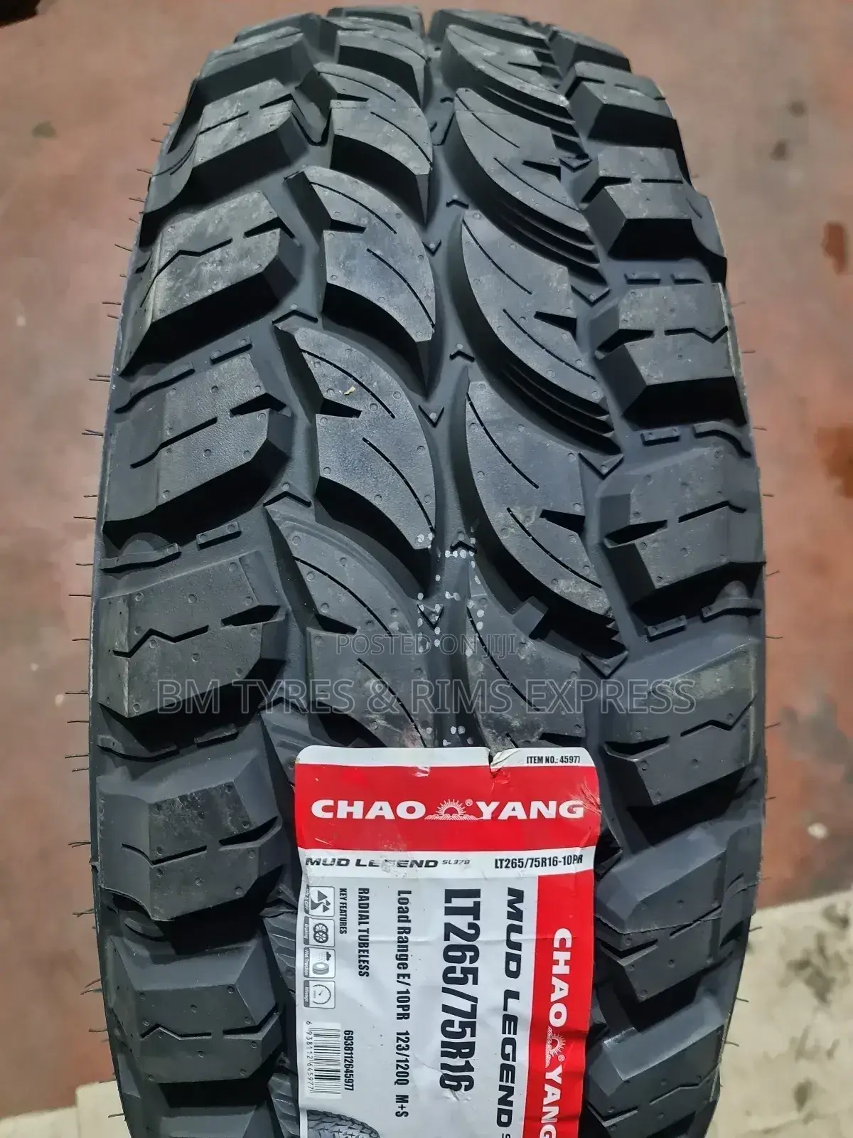 Lt 265 /75 R16 Chaoyang Tyres (Mud Terrrain) Legend.