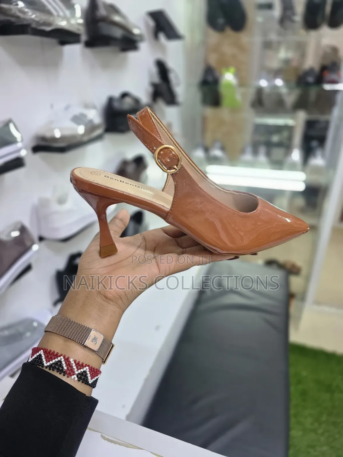 Lux Sling Back Heels
