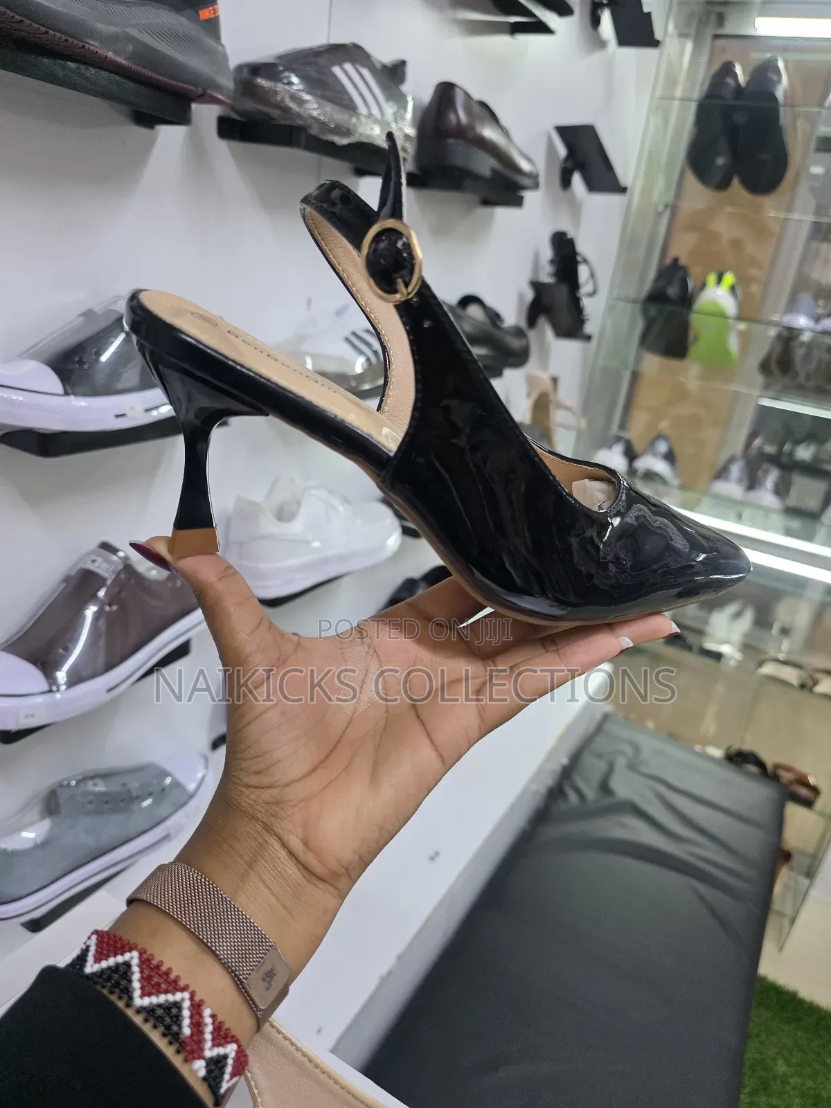 Lux Sling Back Heels