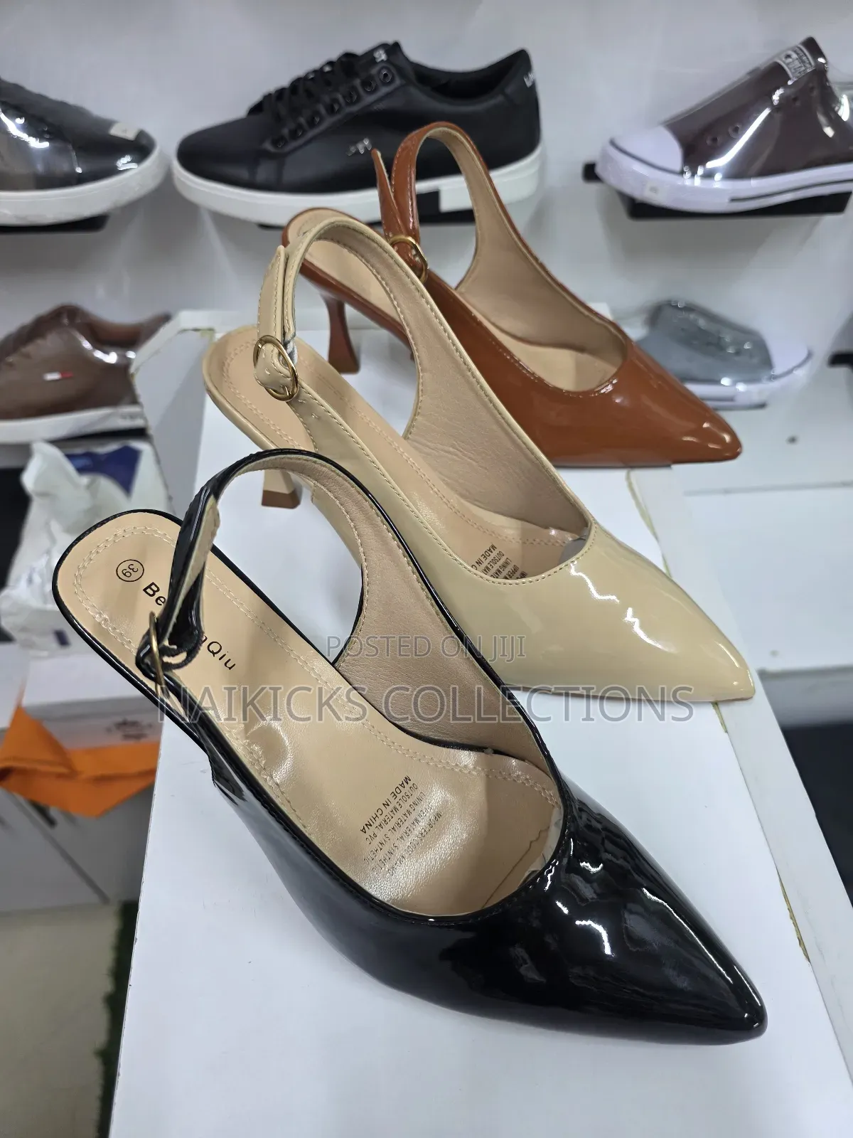 Lux Sling Back Heels