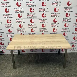 140cm Office Desk With Metallic Legs