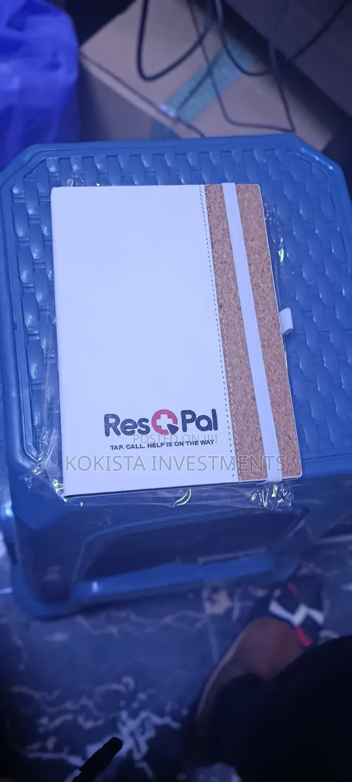 Branded A5 White Notebook