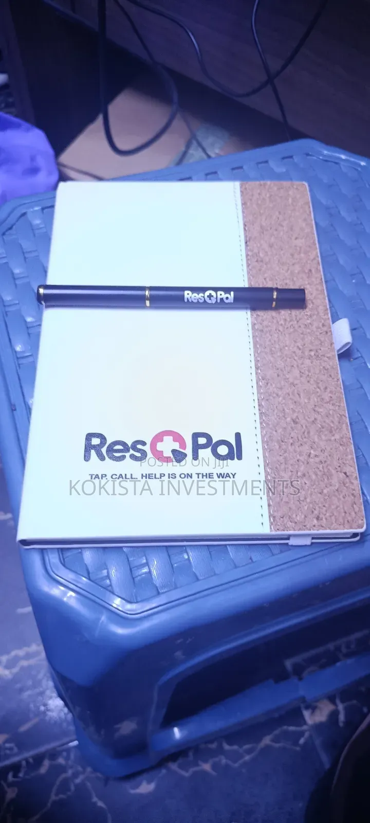 Branded A5 White Notebook