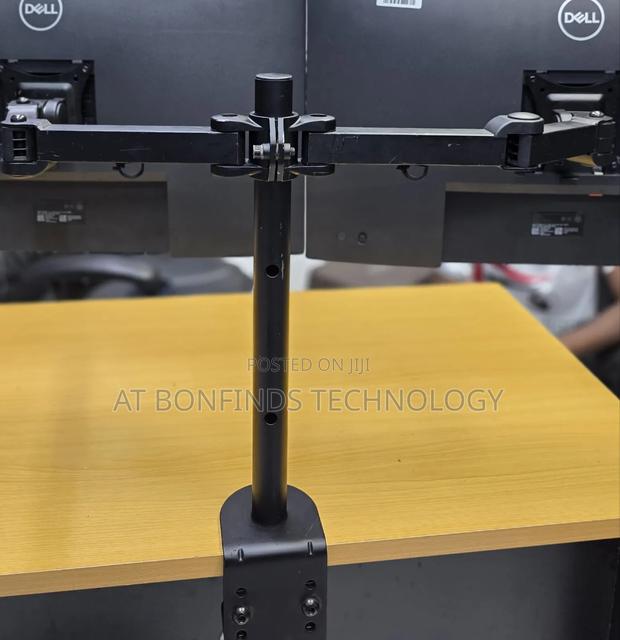 Ex Uk Dual Ergonomic Monitor Mount - thumbnail 3