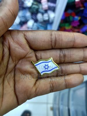 Israel Us Flags Lapel Pins - thumbnail 2