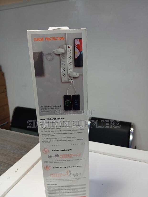 Ldnio 2 Universal Outlets Wall Power Socket 2500w -Sc2413 - thumbnail 2