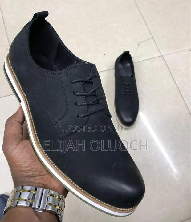 Black Timberland Low Cut Casual Leather Shoe - main view