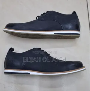 Black Timberland Low Cut Casual Leather Shoe