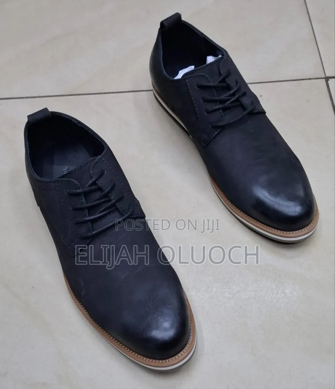 Black Timberland Low Cut Casual Leather Shoe