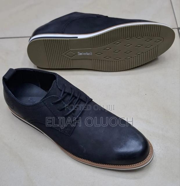 Black Timberland Low Cut Casual Leather Shoe - thumbnail 4