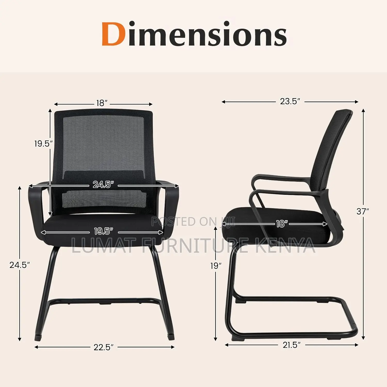 Modern Mesh Visitor’S Chair