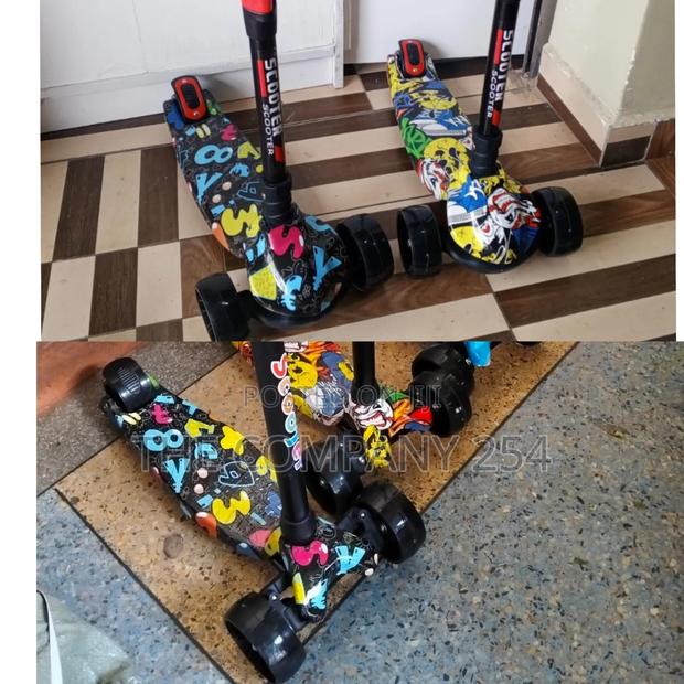 Kids Automatic Powered Scooters - main view