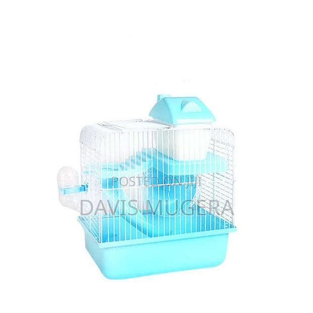 Breathable Plastic Hamster Cage + Accessories (Hamster Wheel, Drinker) - thumbnail 5
