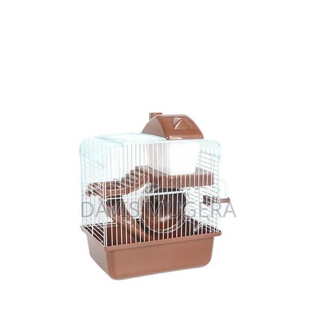 Breathable Plastic Hamster Cage + Accessories (Hamster Wheel, Drinker) - thumbnail 6