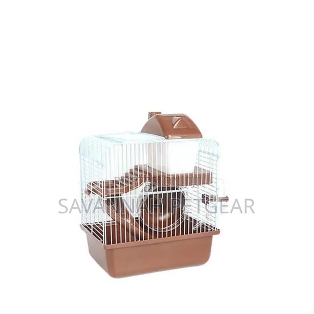 Breathable Plastic Hamster Cage + Accessories (Hamster Wheel, Drinker) - thumbnail 5