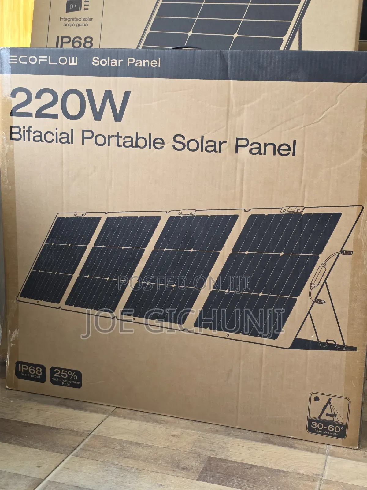 Ecoflow 220w Bifacial Portable Solar Panel