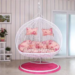 Outdoor Chair; 2-Seat Heavy-Duty Hammock Swing for Garden or Balcony