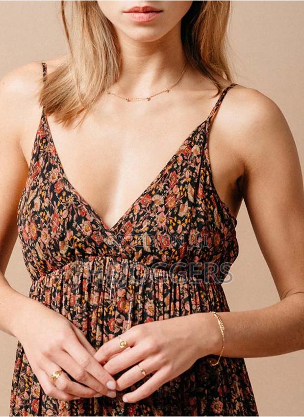Blu Moon Leopard Floral Multi Color Brown Cami Maxi Dress - thumbnail 9