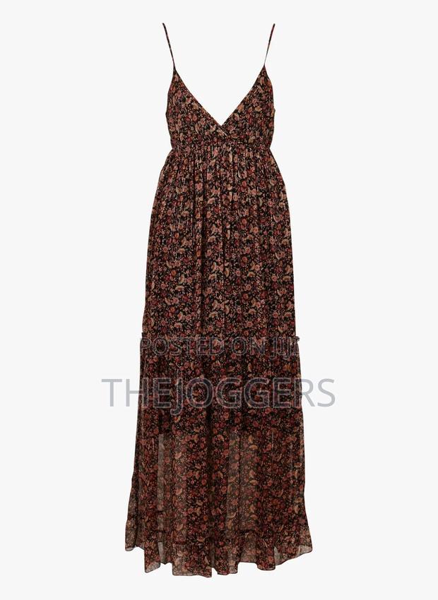 Blu Moon Leopard Floral Multi Color Brown Cami Maxi Dress - thumbnail 12