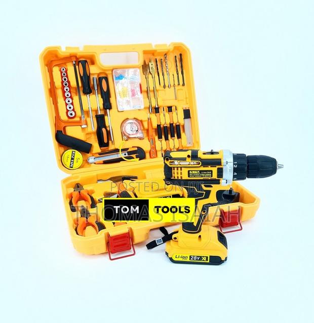 Dewalt 60pcs Tool Kit With Powerful 21v Cordless Drill - thumbnail 4