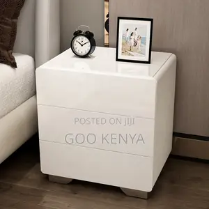 Home Cabinet; Smart Bedside Night Organizer With Led