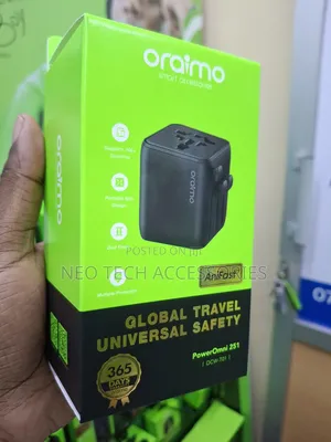 Oraimo Poweromni 251 2500w Multi-plug Travel Converter/Adapter