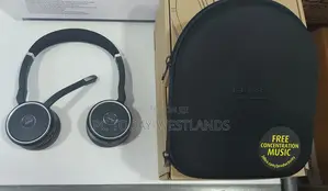 Jabra Evolve 75 Ms Wireless Headset, Stereo +Link 370