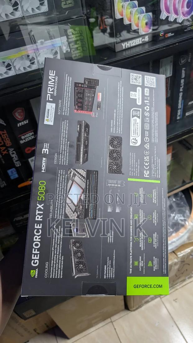 Asus Prime RTX 5080 16gb Gaming Graphics Card Gpu - thumbnail 3