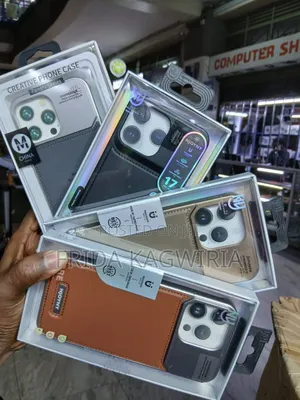 iPhone 17 Pro Max 2 In 1 Metallic + Leather Back Cover
