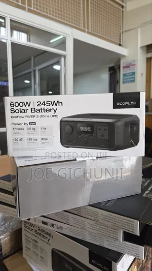 New Ecoflow River 3 – Portable Power Station (245wh, 300w, 10ms Ups)